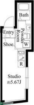 ファーヴァル代々木上原の物件間取画像